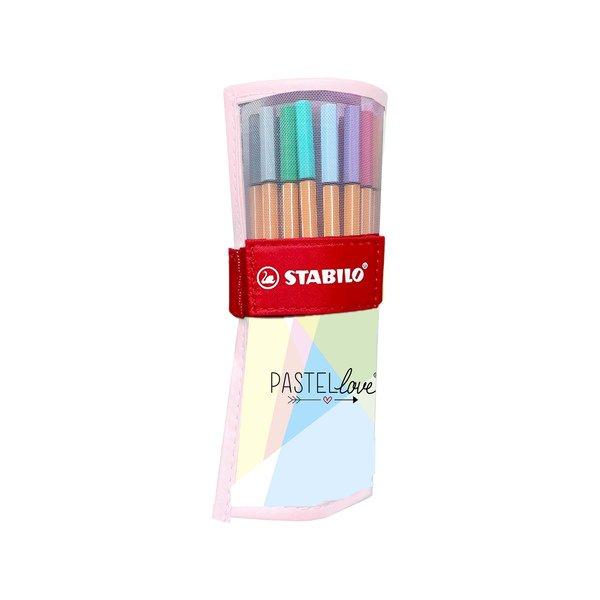 Image of STABILO Fineliner Set Point 88 Pastellove - 12X5X24CM