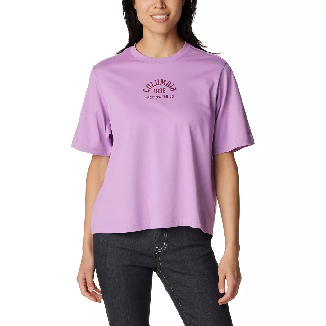 Columbia - T-Shirt, North Cascades Relaxed Tee, M, Lila