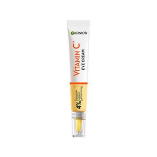 GARNIER Garnier VitaminCBrightEyeCream SkinActive Vitamin C Soin Yeux Booster d'éclat  avec 4% de Niacinamide + Cafféine + Vitamine C + Poudre de Banane 