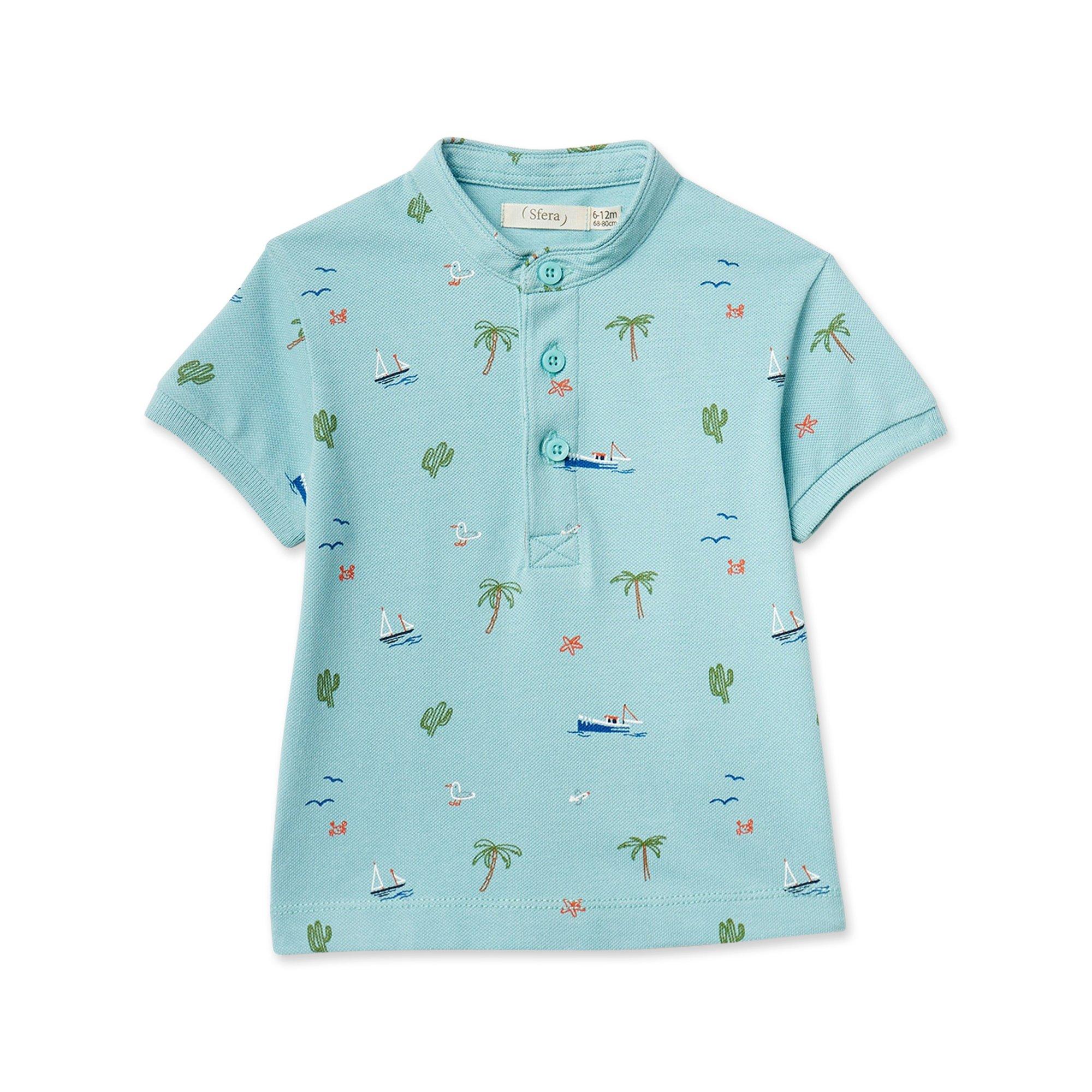 Image of Polo Shirt Unisex Grün 68-80