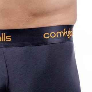 Comfyballs Boxer Charcoal Flame Orange Cotton REGULAR Panty 