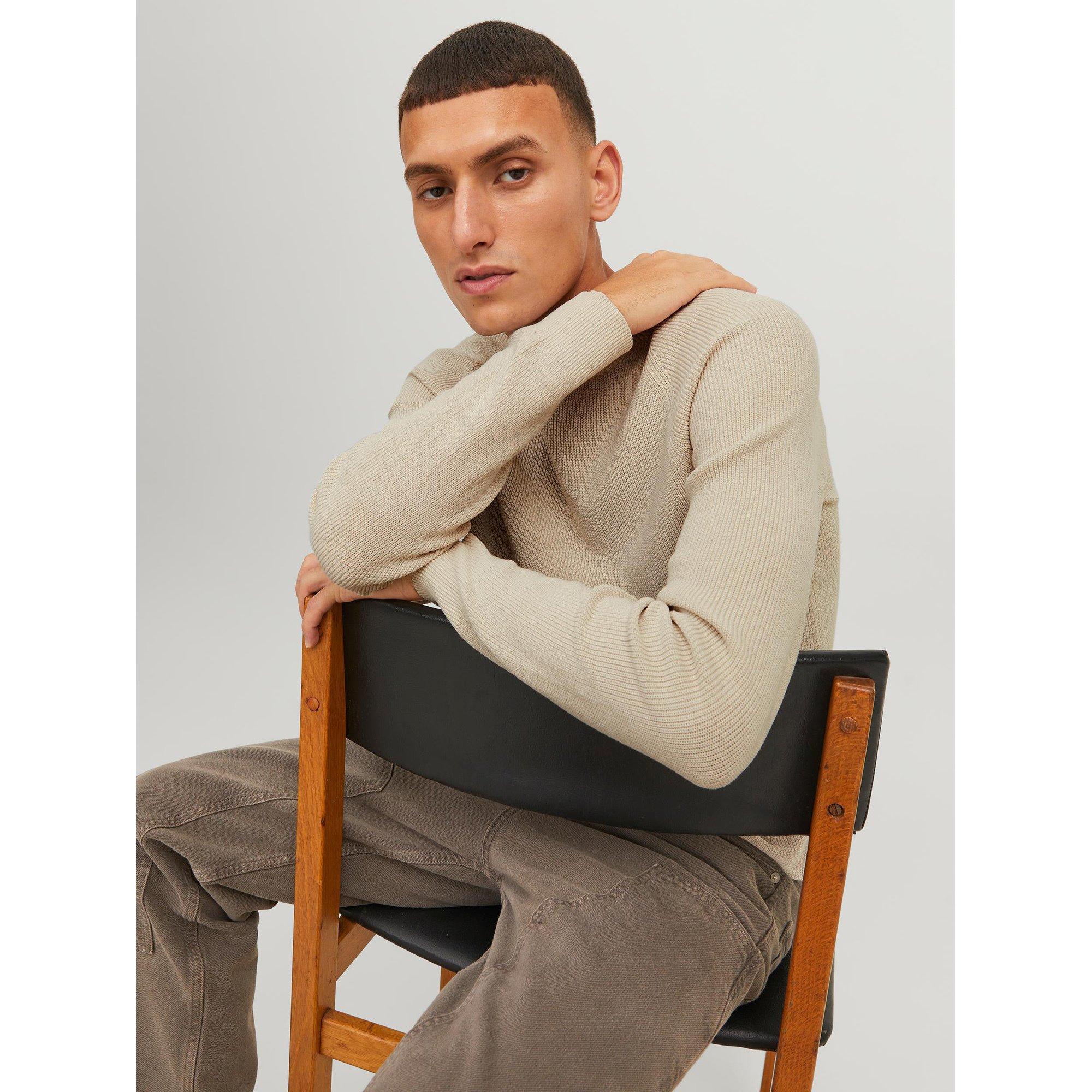 JACK & JONES JJEJONES KNIT CREW NECK SN Pullover 