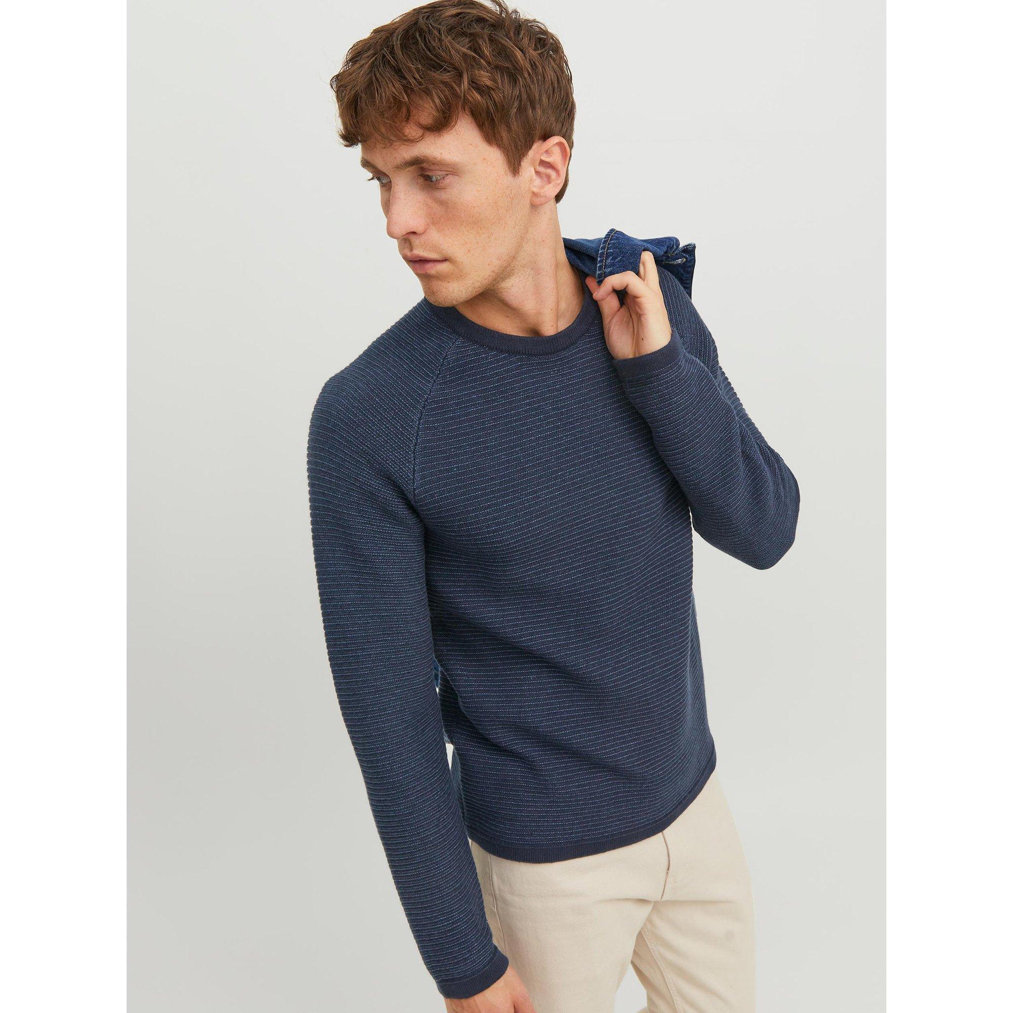 JACK & JONES JJEJONES KNIT CREW NECK SN Pullover 