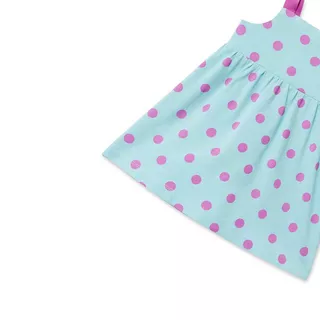 Sfera Kleid vestido pique AOP topos 