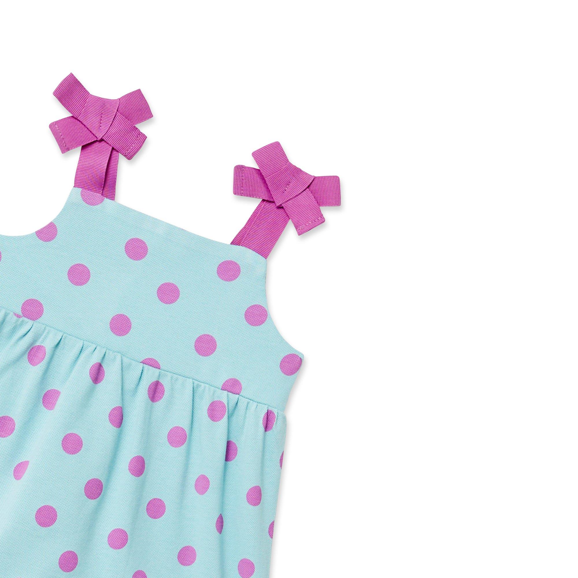 Sfera Kleid vestido pique AOP topos 