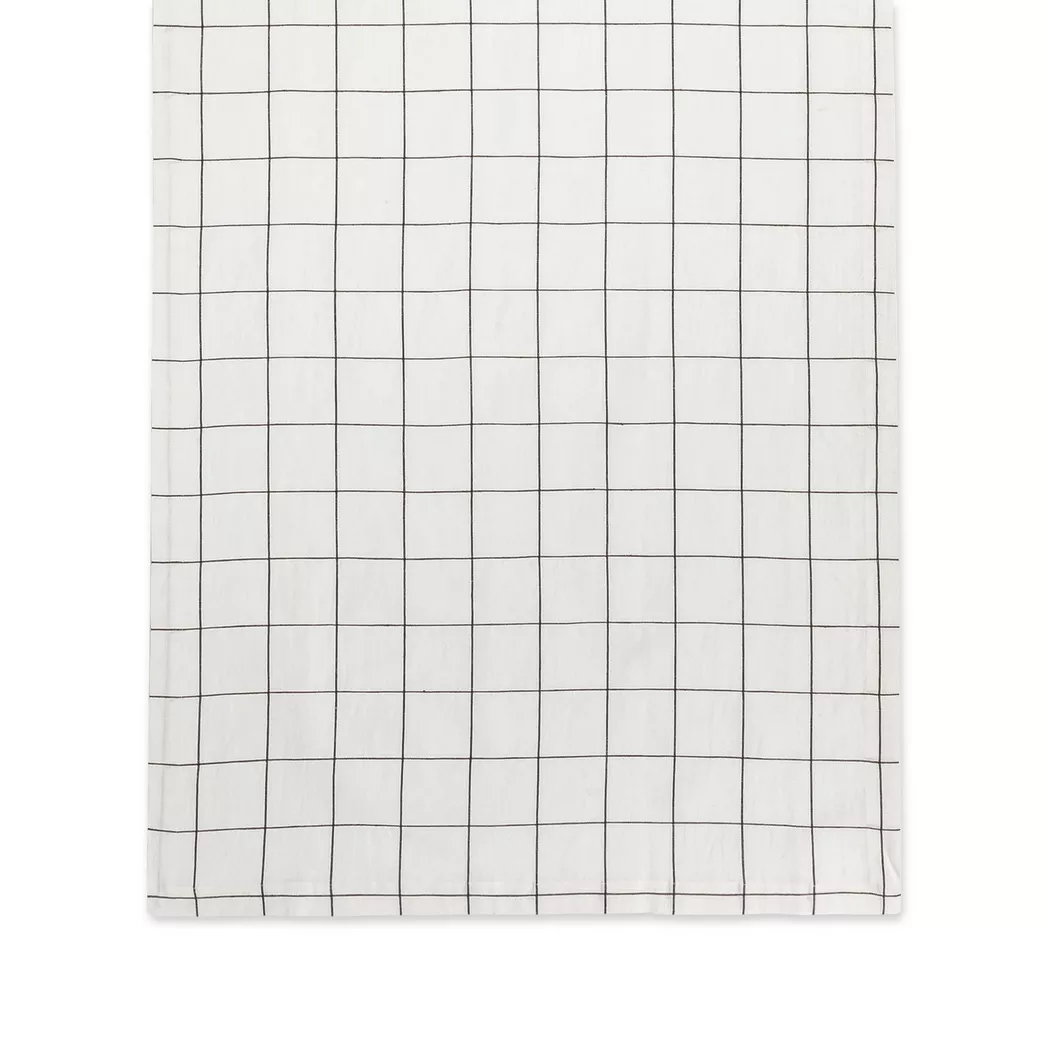 Manor - Tischläufer, 50x140cm, Schwarz/Weiss