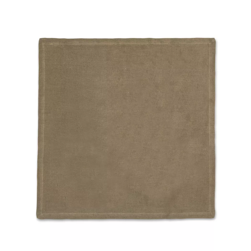 Manor - Stoffserviette, 45 x 45 cm, Olivegrün