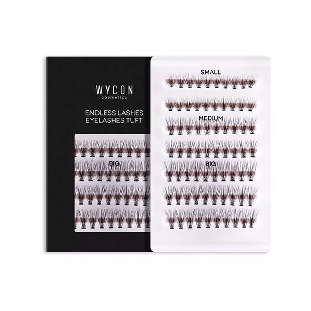 WYCON - Falsche Volumen-Wimpern, Charcoal Black