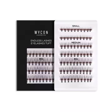 Touffes de faux-cils disponibles en 3 longueurs