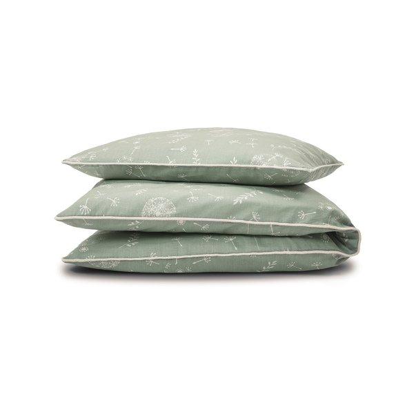 Julius Zöllner Set: couverture & coussin Set: couverture & coussin Vert Imprimé