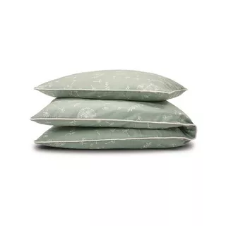 Julius Zöllner Set: couverture & coussin Set: couverture & coussin Vert Imprimé