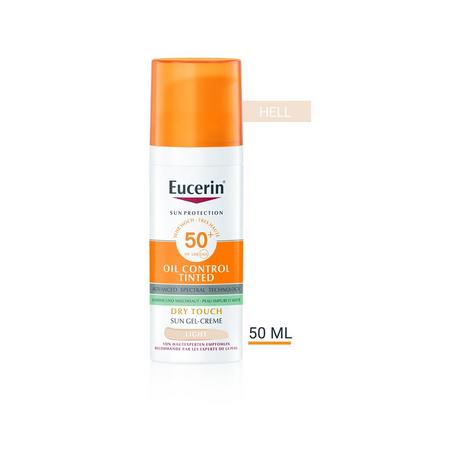 Eucerin  Oil Control Tinted Face Sun Gel-Creme LSF 50+ light 