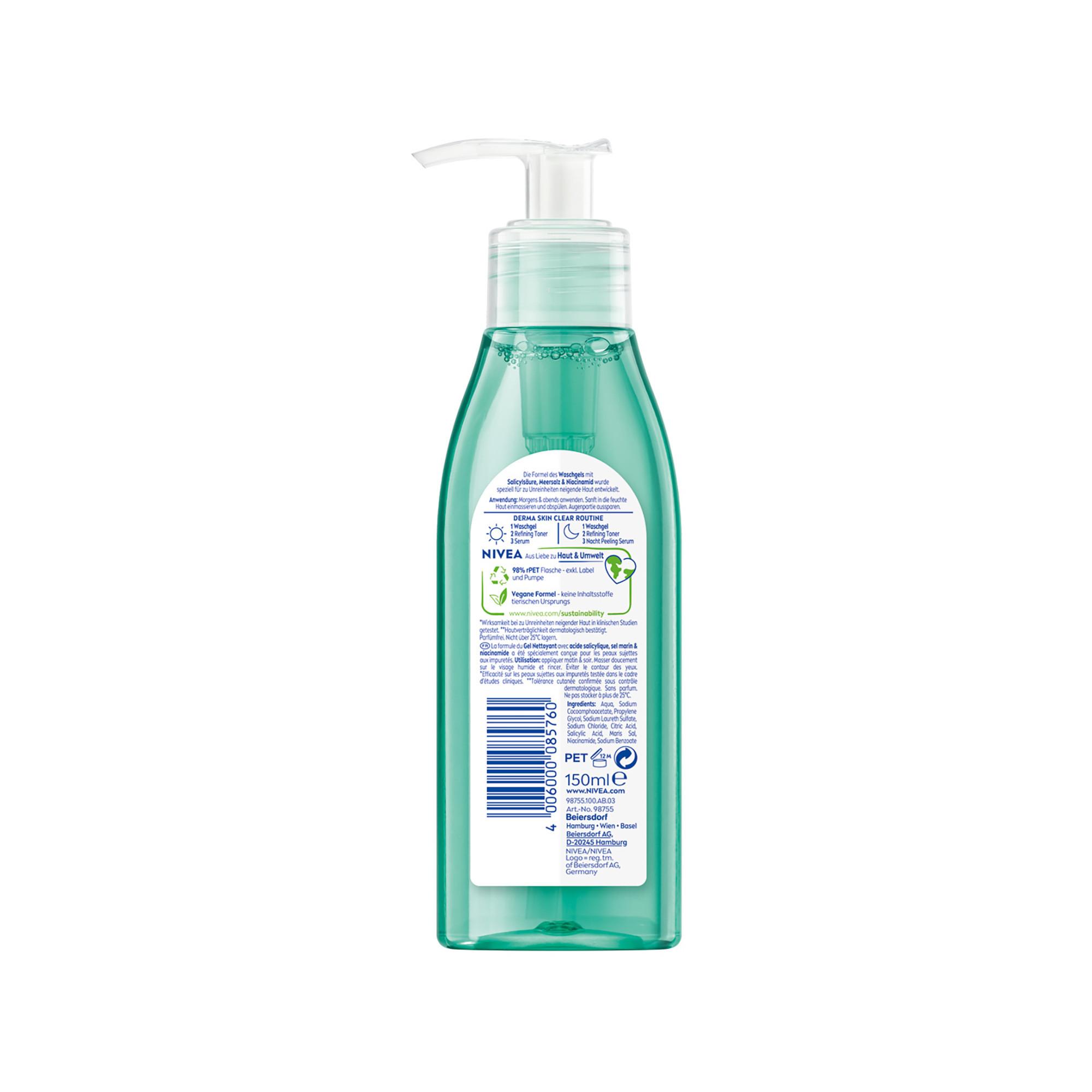 NIVEA  Gel detergente Derma Skin Clear 
