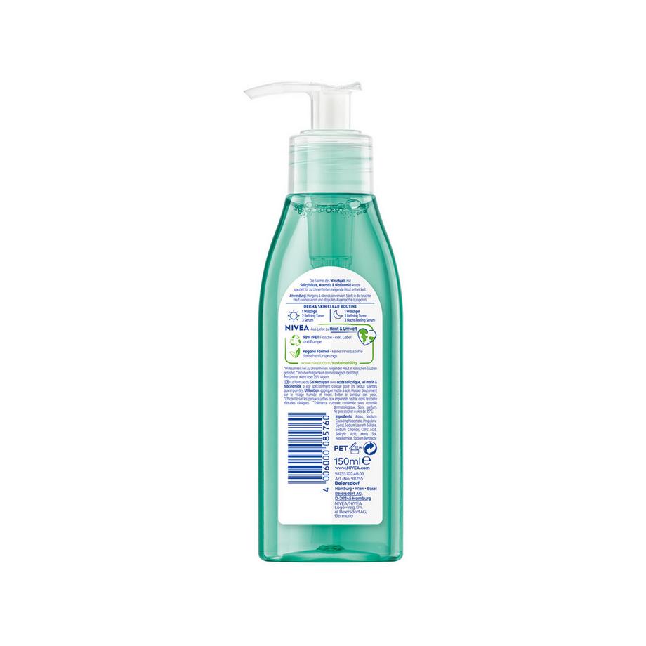 NIVEA  Gel Nettoyant Derma Skin Clear 