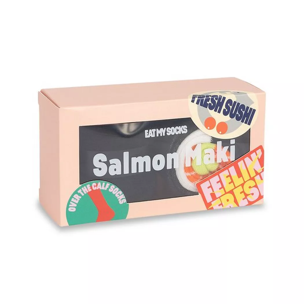 EatMySocks - Socken, Salmon Maki Sushi, One Size, Multicolor