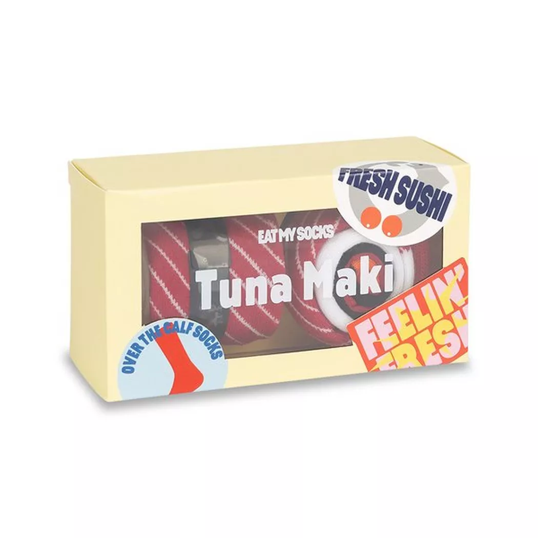 EatMySocks - Socken, Tuna Maki Sushi, One Size, Multicolor