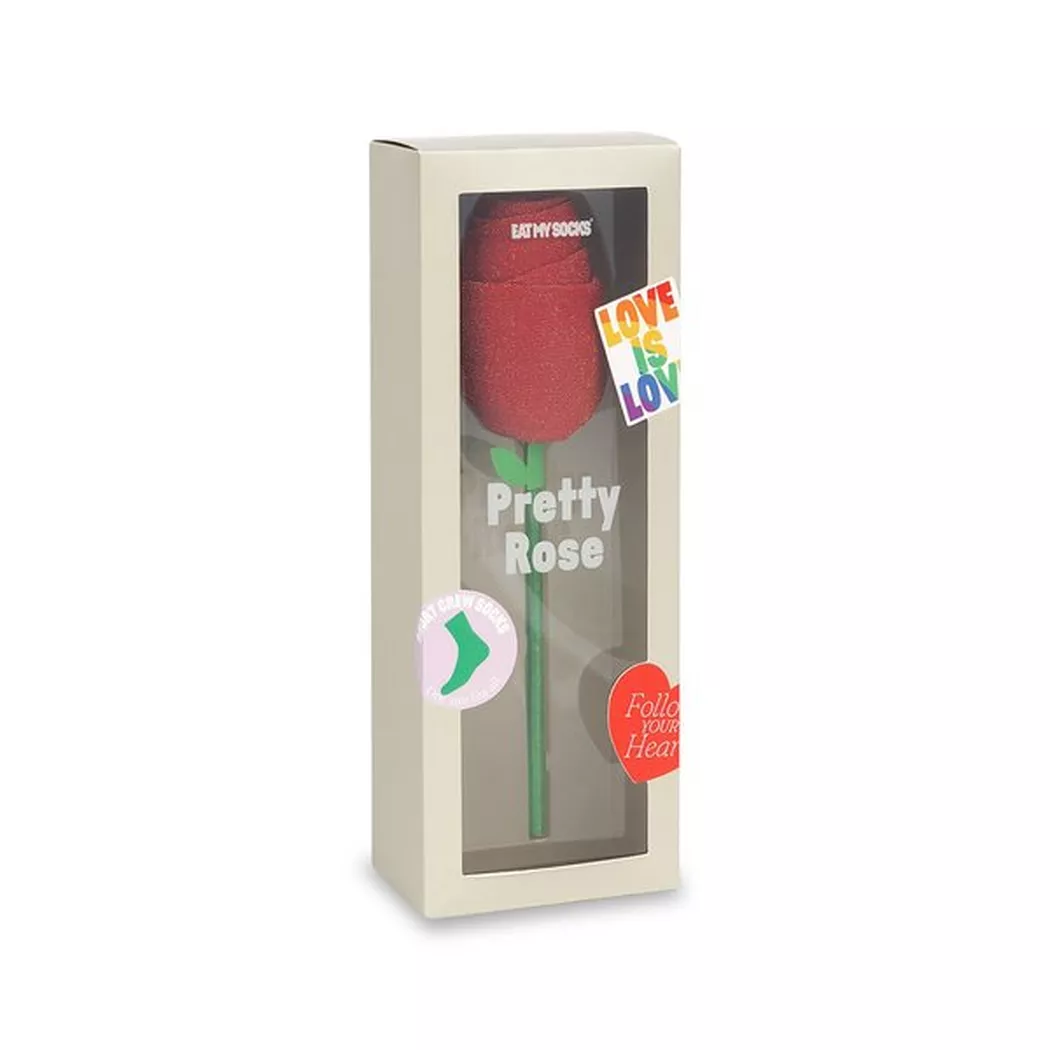 EatMySocks - Socken, Pretty Rose, One Size, Rot