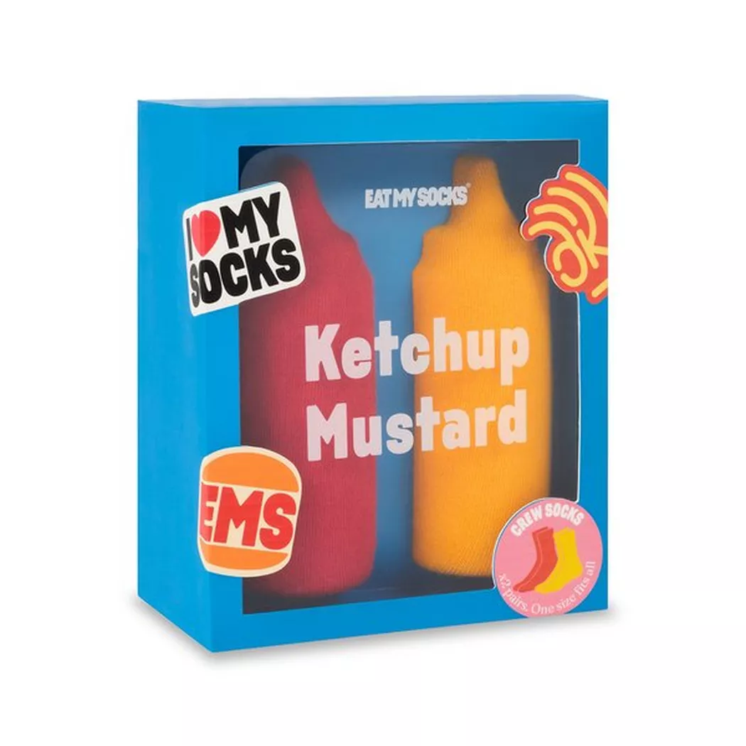 EatMySocks - Socken, Ketchup&Mustard, One Size, Multicolor