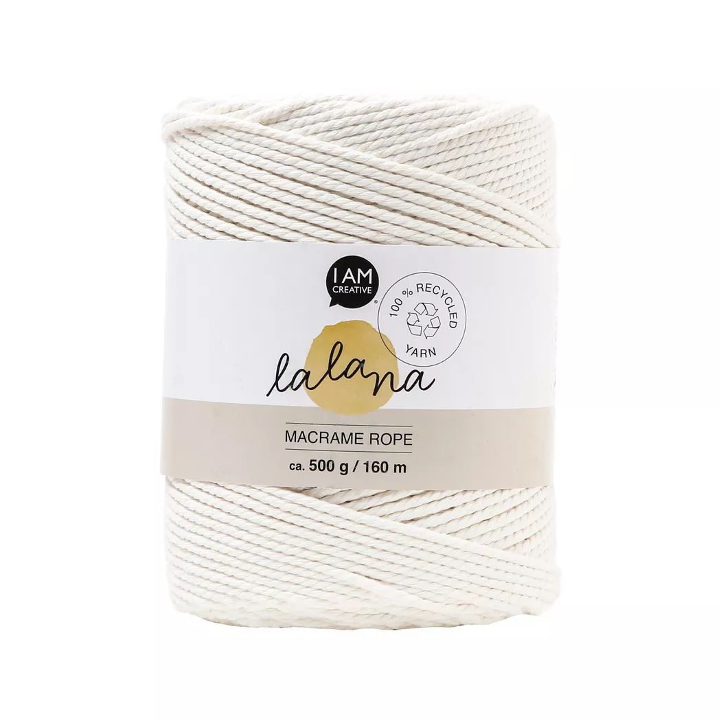 Lalana - Bastelwolle, 160M, Creme