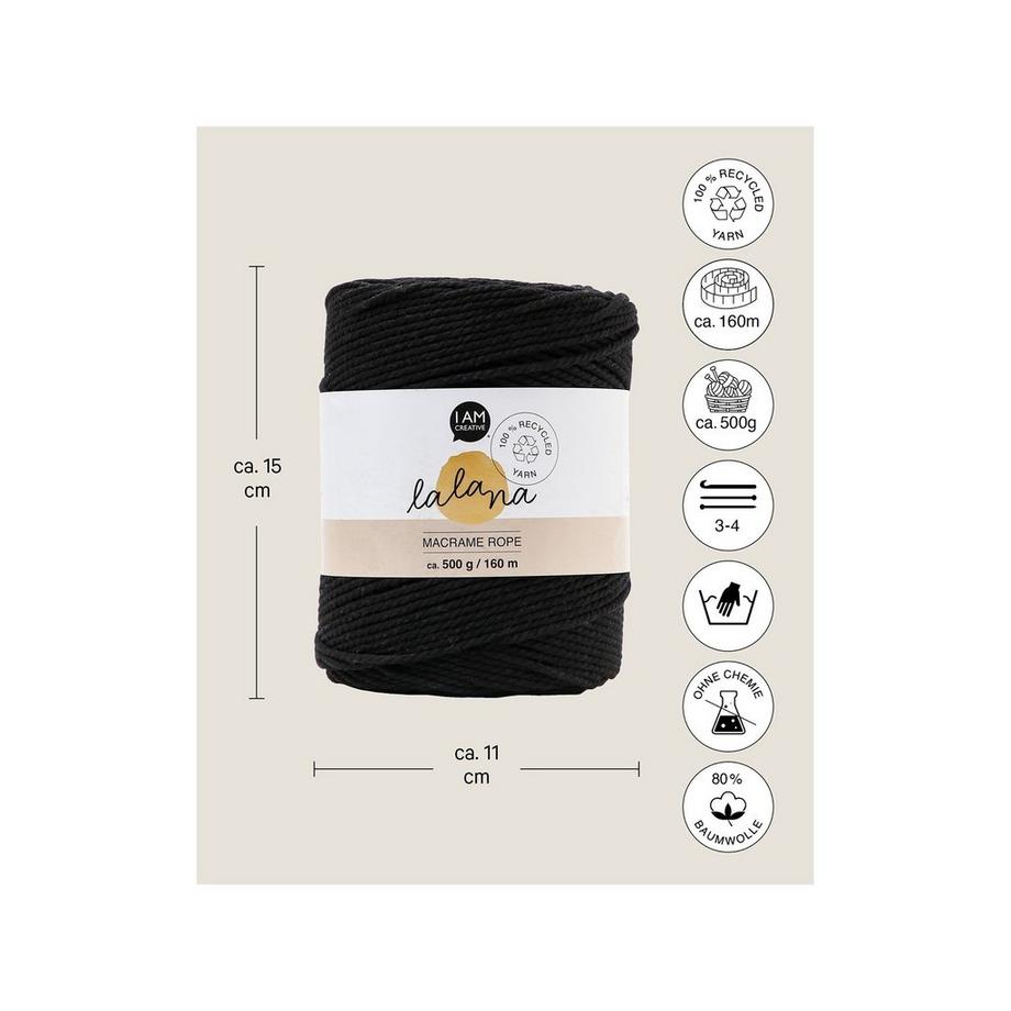 Lalana Laine artisanale Macrame Rope 