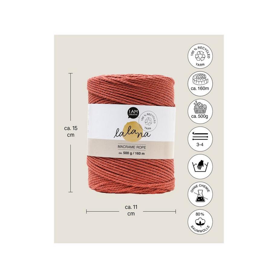 Lalana Laine artisanale Macrame Rope 