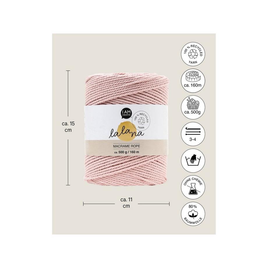 Lalana Laine artisanale Macrame Rope 