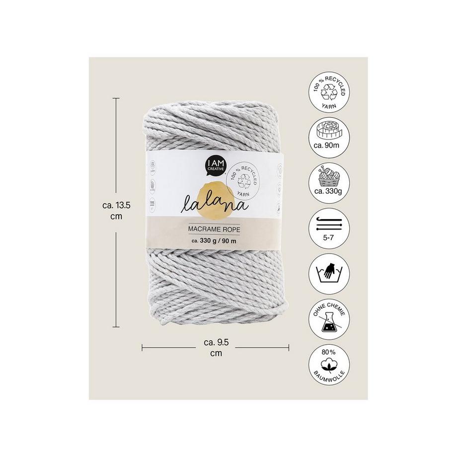 Lalana Laine artisanale Macrame Rope 