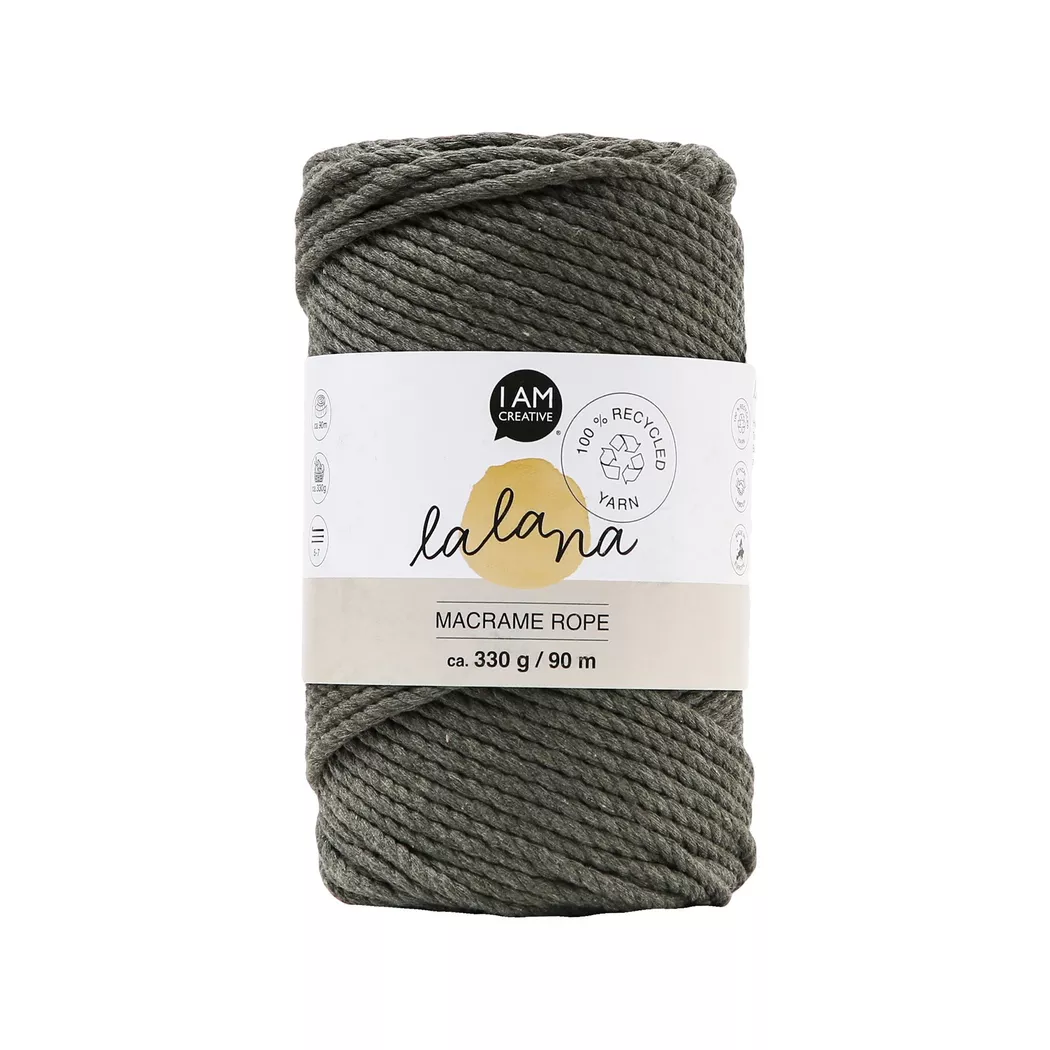 Lalana - Bastelwolle, 90M, Khaki