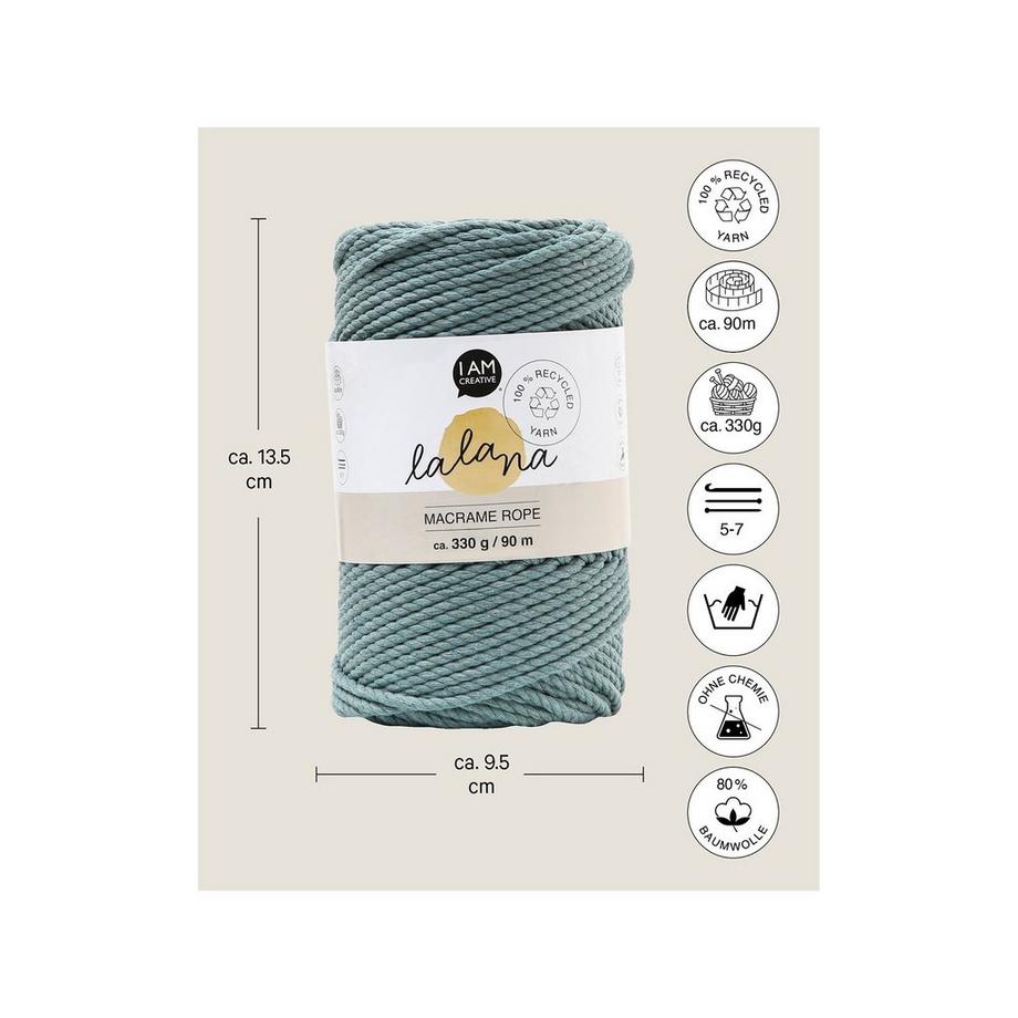 Lalana Lana artigionale Macrame Rope 