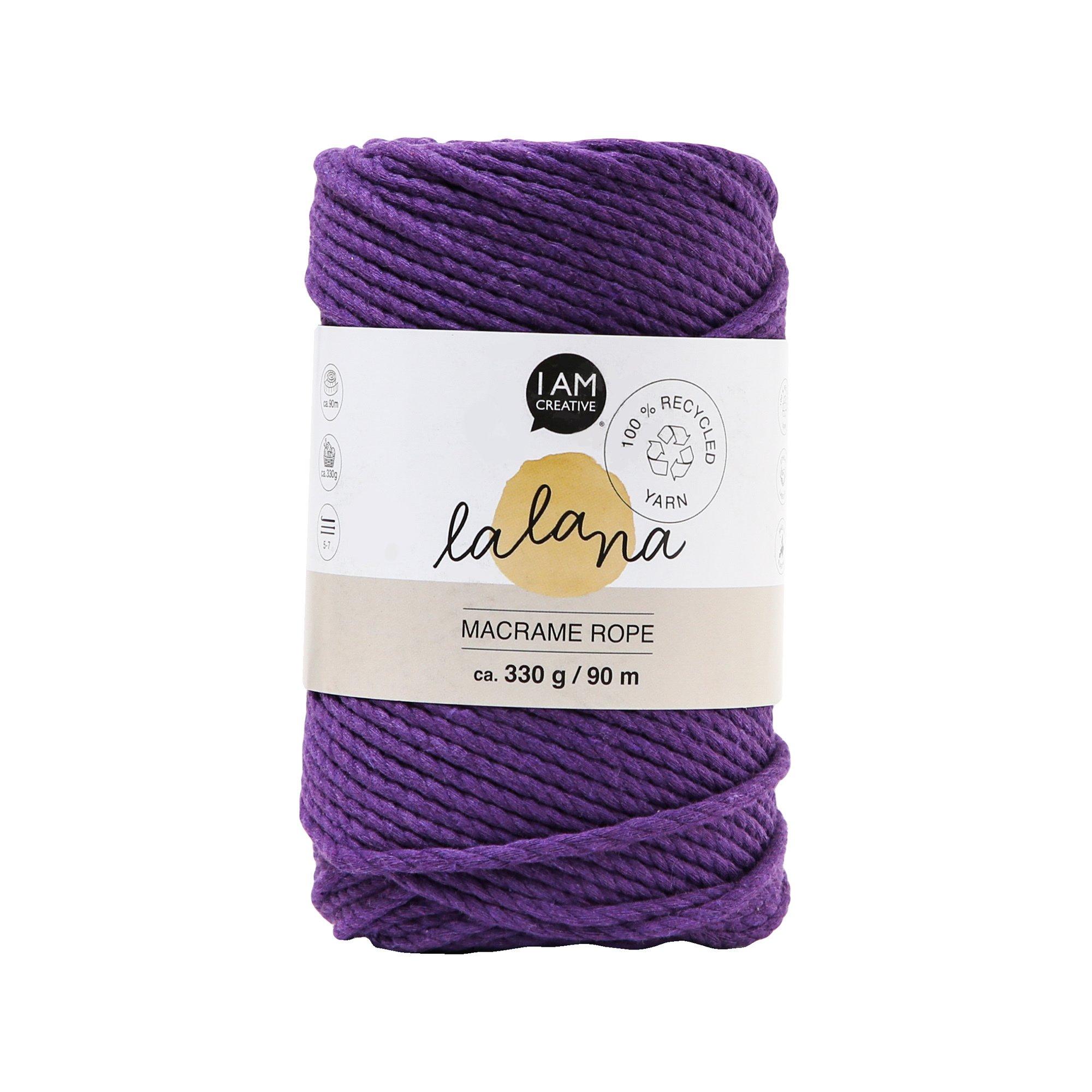 Lalana Bastelwolle Macrame Rope 