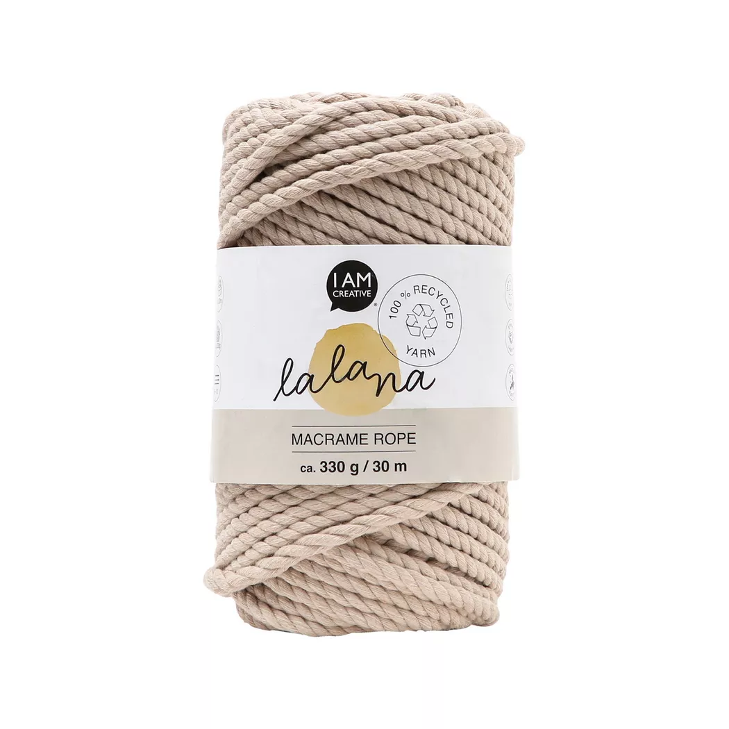 Lalana - Bastelwolle, 30M, Beige