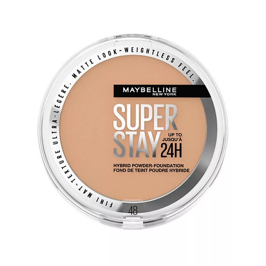 Maybelline - Super Stay Hybrides Puder Make-Up, 9 g, Sun Beige