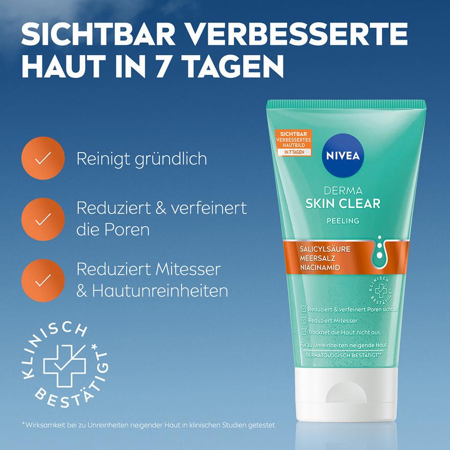 NIVEA  Derma Skin Clear Anti-Unreinheiten Peeling 