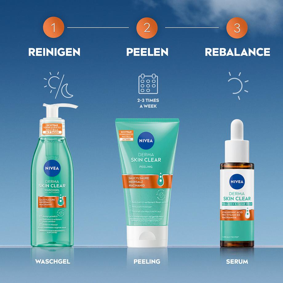 NIVEA  Derma Skin Clear Anti-Unreinheiten Peeling 