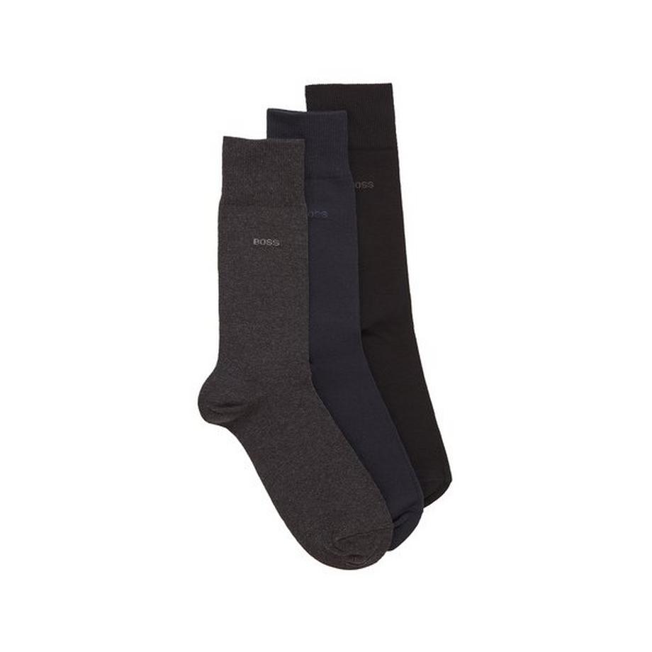 Triopack, wadenlange Socken