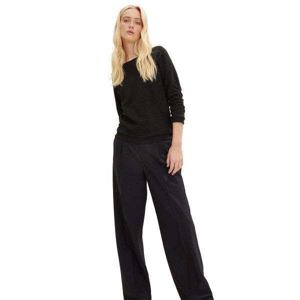 TOM TAILOR Denim  Sweatshirt Black