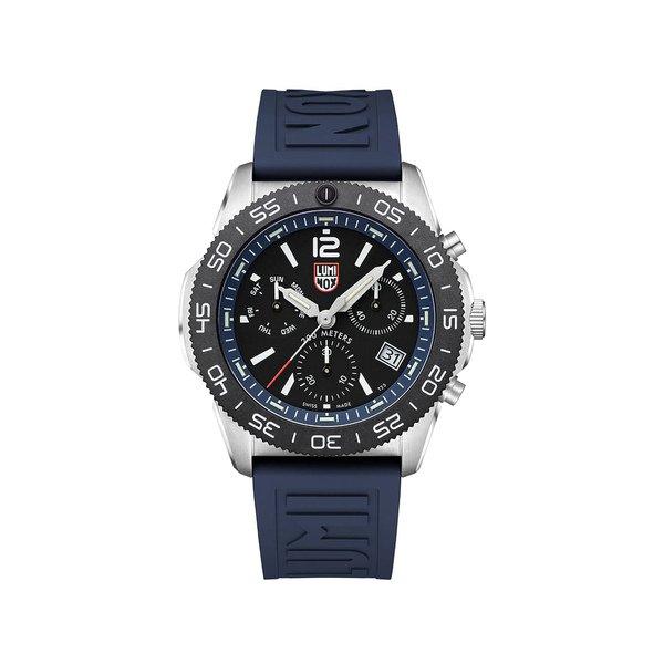 Image of Chronograph Uhr Unisex Blau 44mm