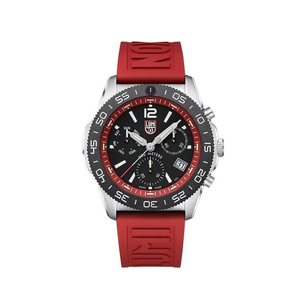 Image of Chronograph Uhr Unisex Rot 44mm