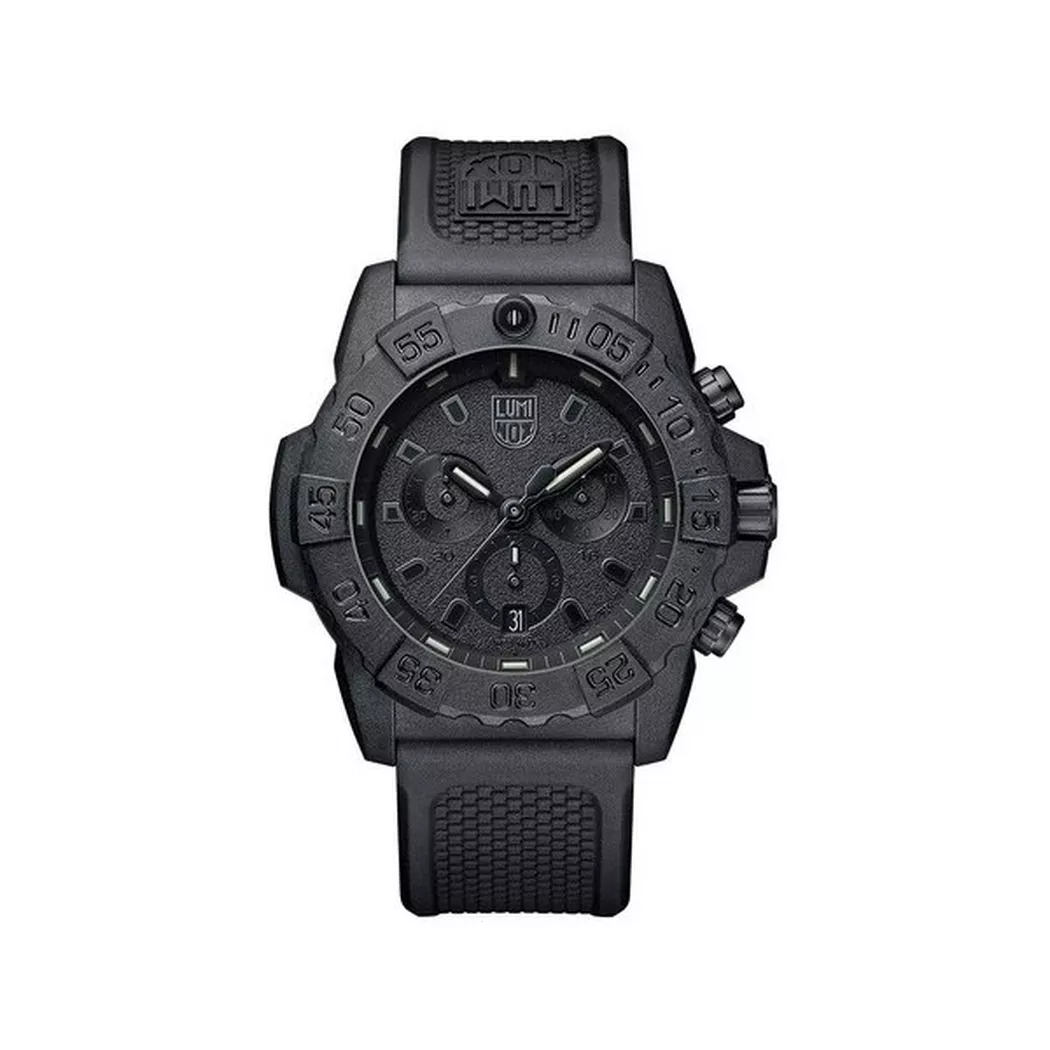 Luminox - Chronograph Uhr, Navy SEAL, 45mm, Black