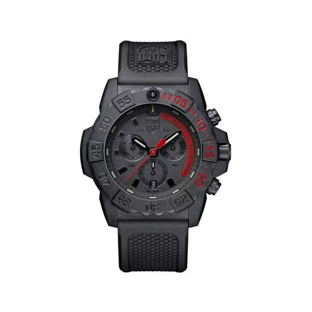 Luminox - Chronograph Uhr, Navy SEAL, 45mm, Black