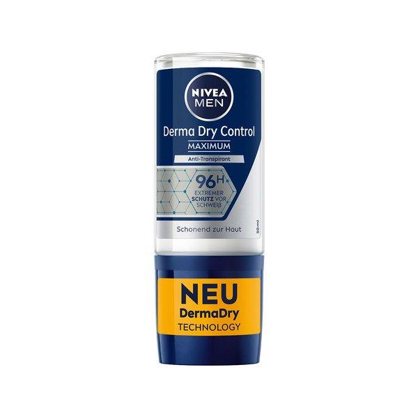 NIVEA  Deo Roll-on Derma Dry Control Maximum Male 