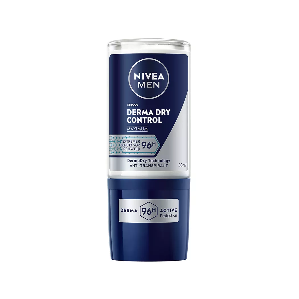 Nivea - Deo Derma Dry Control Maximum Roll-on Male, 50 ml