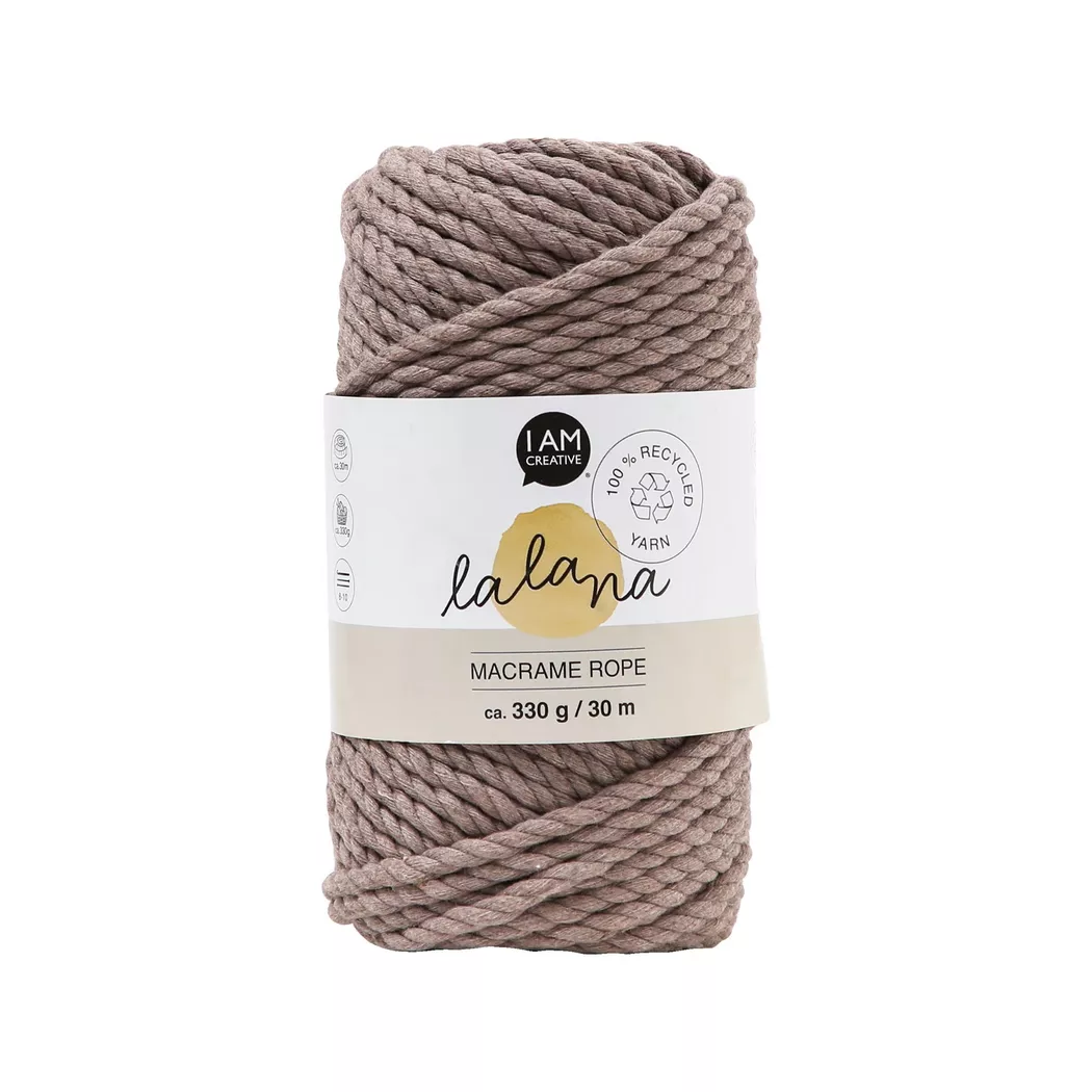 Lalana - Bastelwolle, 30M, Braun