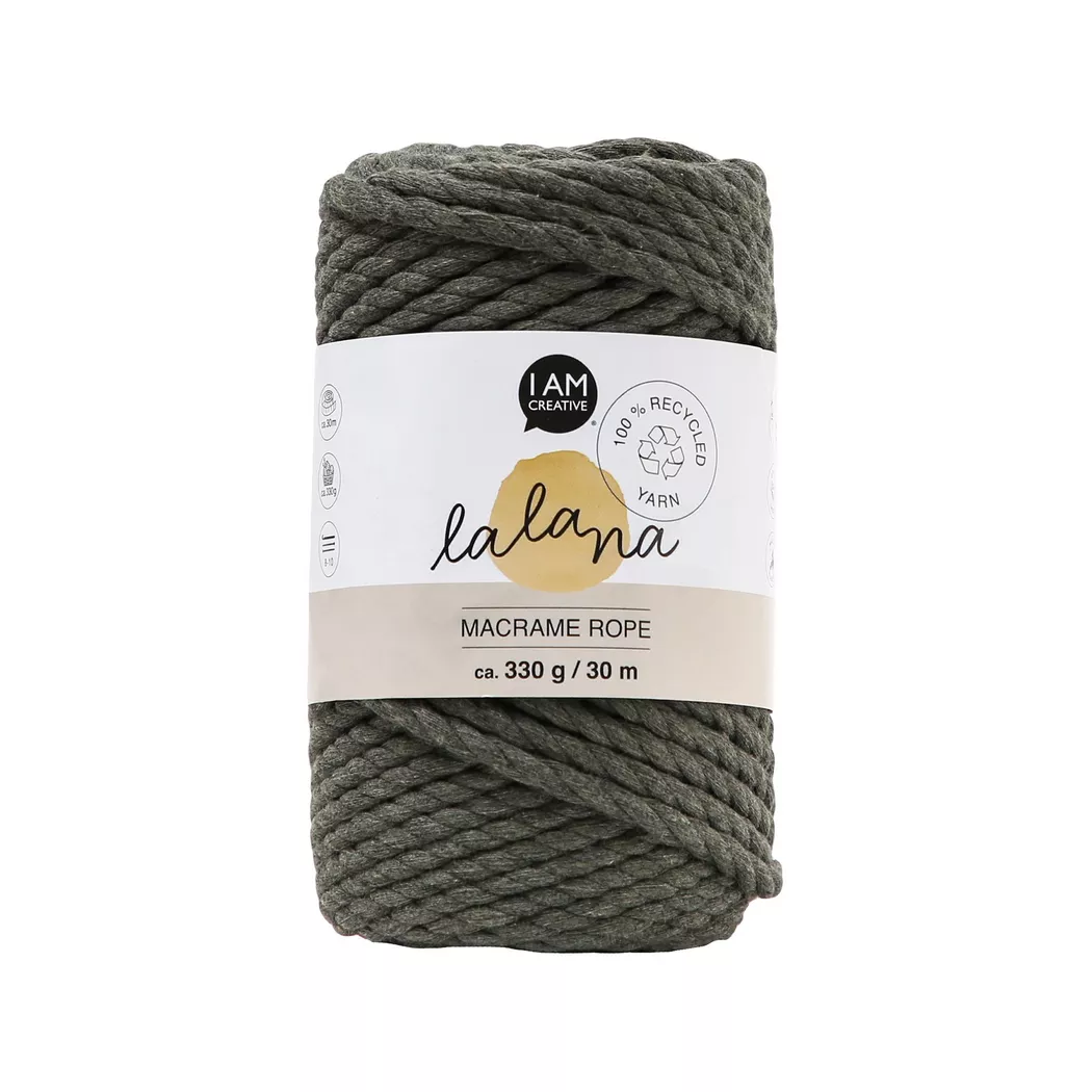 Lalana - Bastelwolle, 30M, Khaki