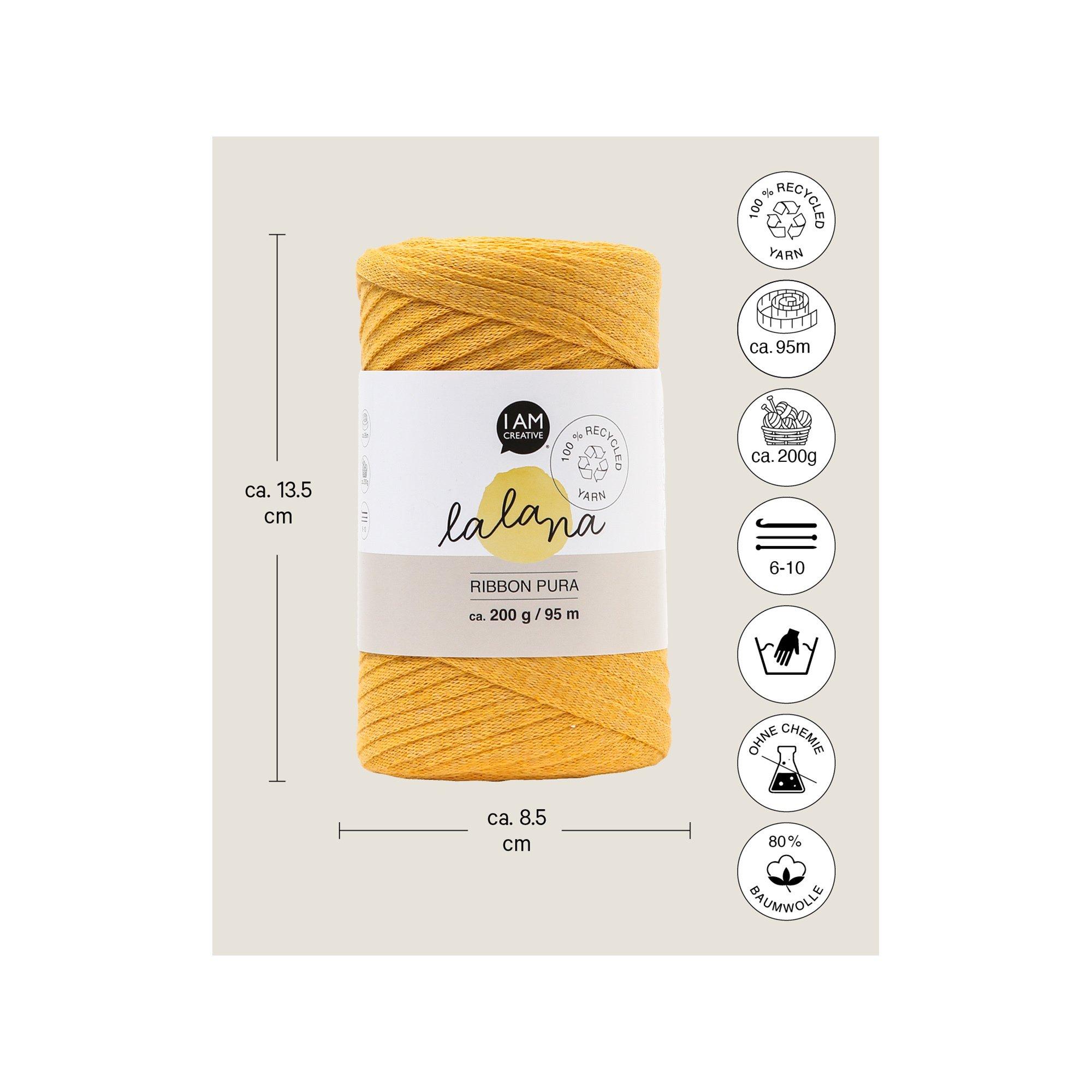 Lalana Lana artigionale Ribbon Pura 