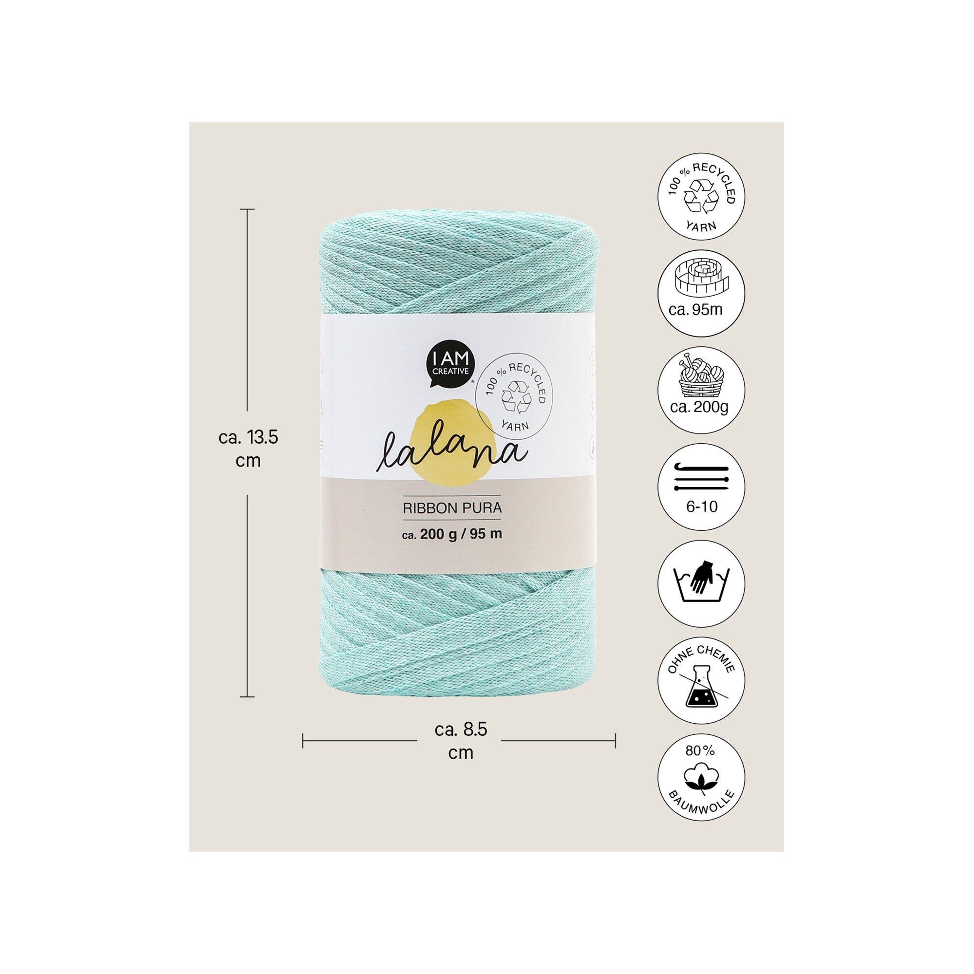Lalana Bastelwolle Ribbon Pura 