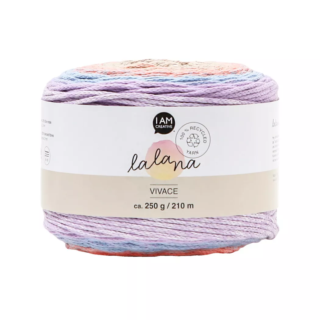 Lalana - Bastelwolle, 210M, Multicolor 5