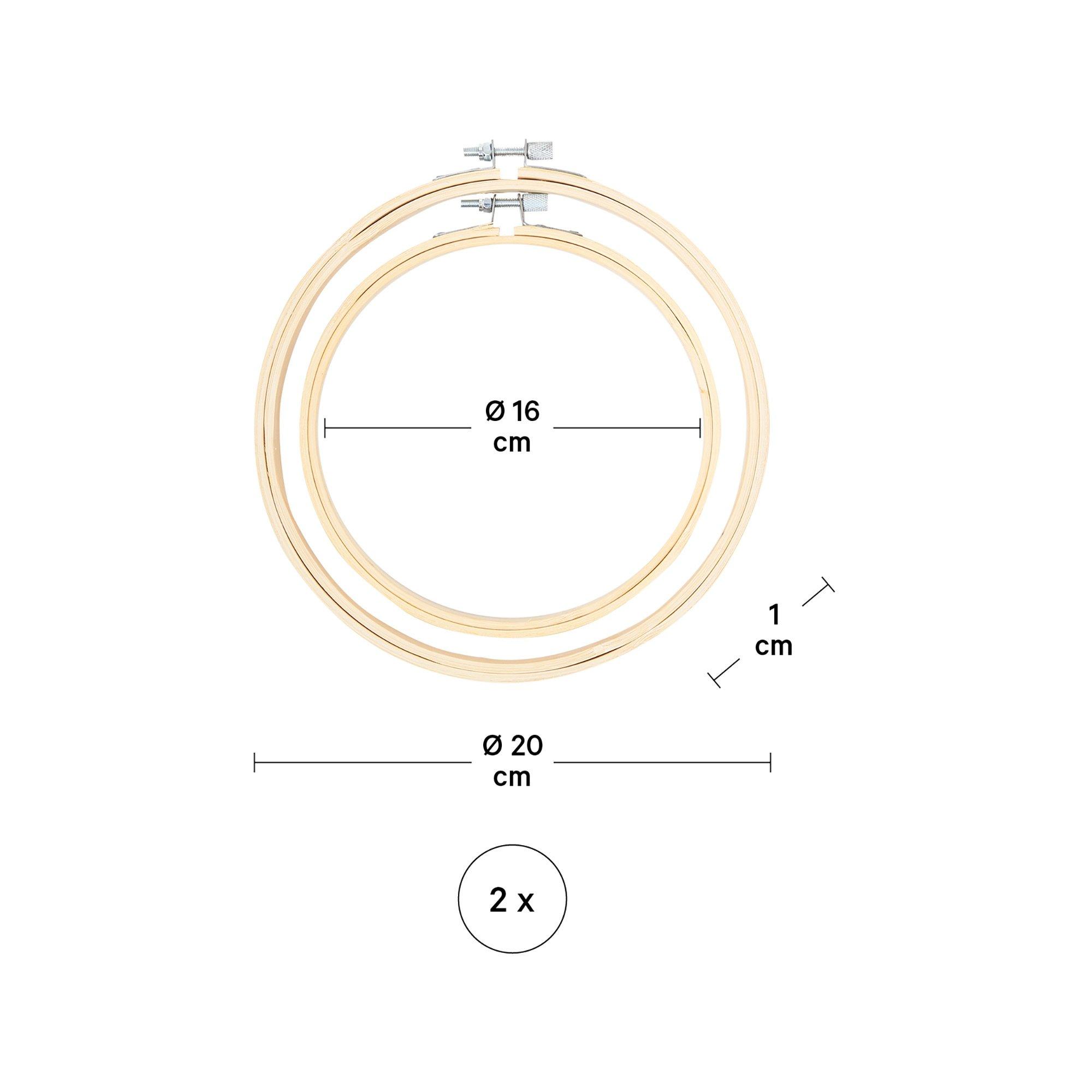Lalana Kit di ricamo Telaio da ricamo 