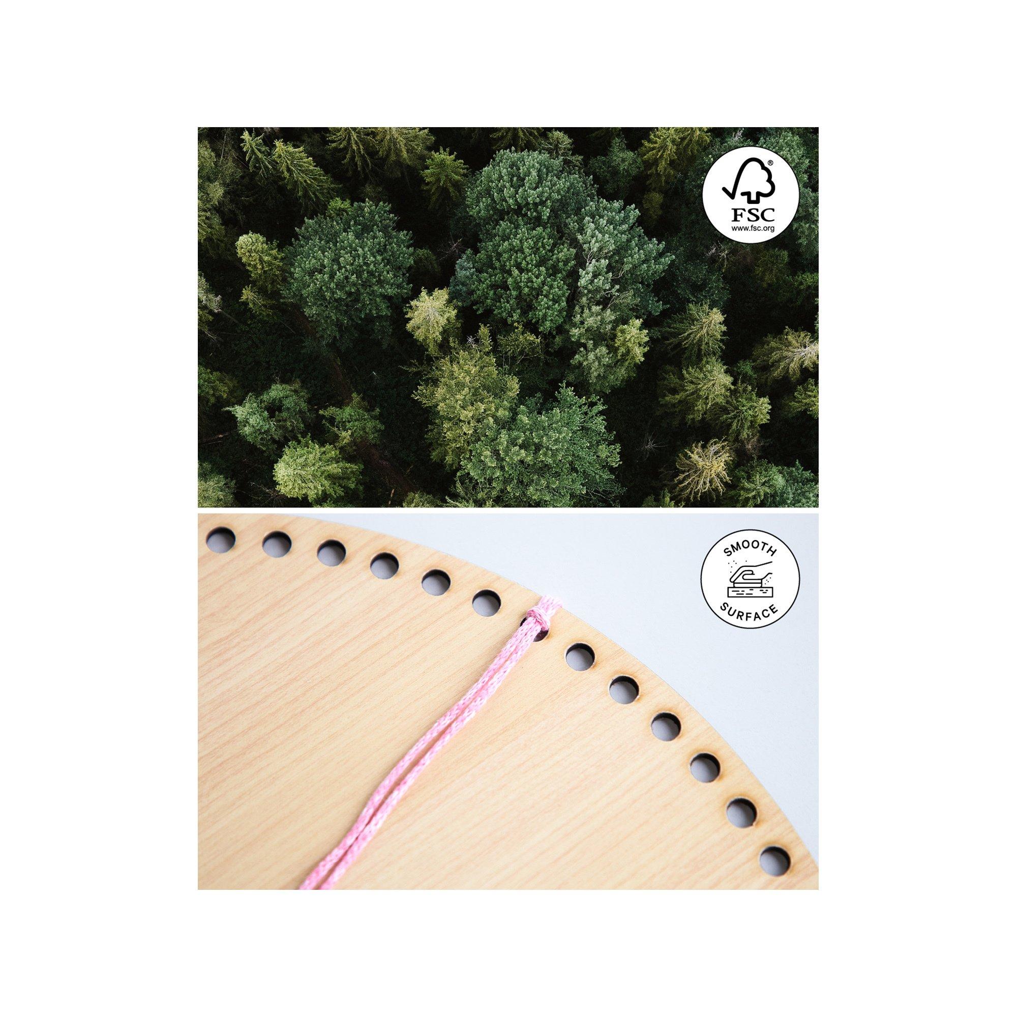 Lalana Base de la tasca Pavimento, marroni, 20 cm 