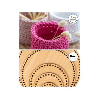 Lalana Base de la tasca Pavimento, marroni, 20 cm 